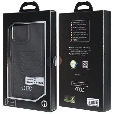 7. Audi Synthetic Leather case with MagSafe for iPhone 13 Pro Max - black