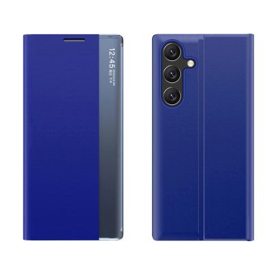 2. New Sleep Case Cover with Flip and Stand for Samsung Galaxy S25 Edge - Blue