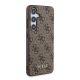 4. Guess 4G Metal Gold Logo case for Samsung Galaxy A35 - brown