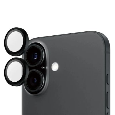 2. PanzerGlass Hoops Black Lens Protector iPhone 16 6.1" / 16 Plus 6.7" 1283