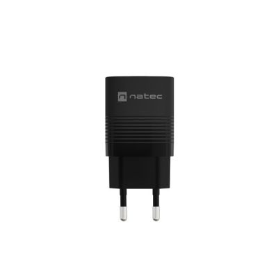 3. NATEC CHARGER RIBERA GAN 1X USB-A + 1X USB-C 30W BLACK NUC-2141