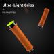 4. Rockbros 40720007004 bicycle grips with reflector - orange