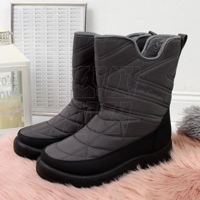 4. Gray NEWS W EVE309B waterproof snow boots