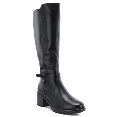 Black women’s heeled boots Potocki SZ12829