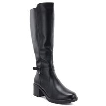 Black women’s heeled boots Potocki SZ12829