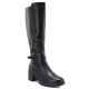 Black women’s heeled boots Potocki SZ12829