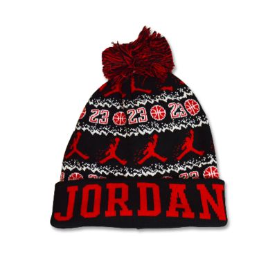 2. Air Jordan Peak Unisex Pom-Pom Winter Hat - FN4673-010