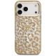 3. Guess Leopard Glitter MagSafe Case for iPhone 17 Pro Max - Brown