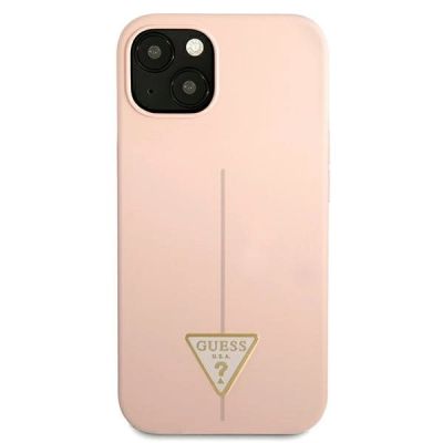 3. Guess GUHCP13MSLTGP iPhone 13 6.1" pink/pink hardcase Silicone Triangle