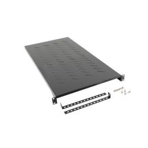 LANBERG 19" CABINET SHELF 1200MM BLACK (1U/483X910MM LOAD CAPACITY UP TO 25KG, 4-POINT MOUNTING)