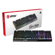MSI Vigor GK30 Gaming Keyboard USB QWERTZ German Black