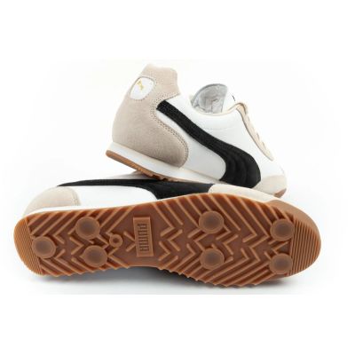 8. Puma Arizona Retro Beige Leather Unisex Women's Sports Shoes