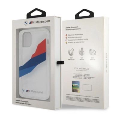 8. BMW Motorsport Tricolor Case for iPhone 12 Pro Max - Transparent