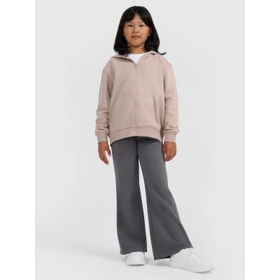3. Girls' 4F Zip-Up Hoodie 4FJRAW25TSWSF2466-83S