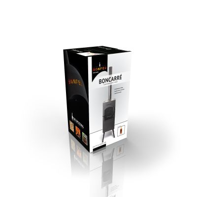 36. BonFeu BonCarré Garden Fireplace Black 3503