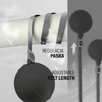 14. HHM16 HULA HOP BLACK/PINK WITH MAGNETS AND WEIGHT + HMS COUNTER