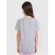 2. Regular plain girls' T-shirt 4F 4FJWSS25TTSHF2177-27M