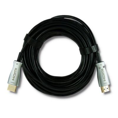 2. Qoltec 50472 HDMI Cable 20m HDMI Type A (Standard) Black, Silver