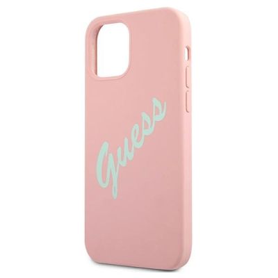 6. Guess GUHCP12LLSVSPG iPhone 12 Pro Max 6.7" rose green/green pink hardcase Silicone Vintage
