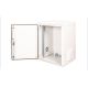 6. Digitus 19" 16U 600x600 wall-mounted network cabinet, solid door, gray, undivided, assembled, IP55, 100kg