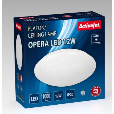 2. Modern LED ceiling lamp Activejet OPERA 12W