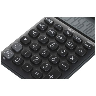 4. CASIO POCKET CALCULATOR SL-310UC-BK BLACK, 10-DIGITAL DISPLAY