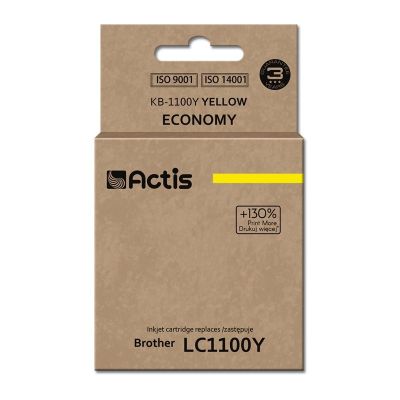 Actis KB-1100Y Ink (replaces Brother LC1100Y/980Y; Standard; 19 ml; yellow)