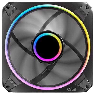 2. Antec Orbit 120 ARGB Case Fan, 12 cm, Black