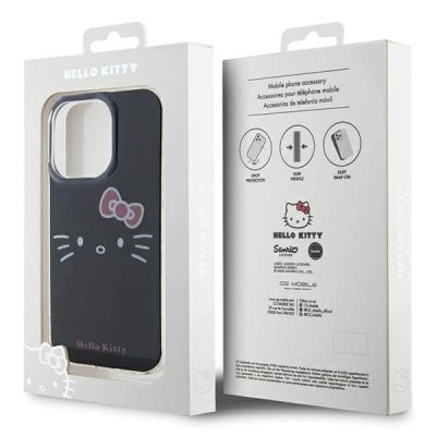 8. Hello Kitty IML Kitty Face case for iPhone 15 Pro Max - black