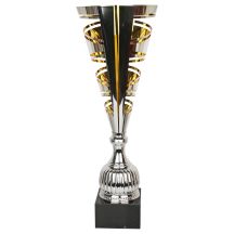 Silver and gold metal cup