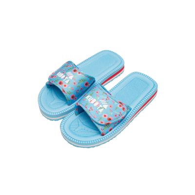 13. Kubota Velcro flaps multicolor floral blue K25SS-100-001-14-1