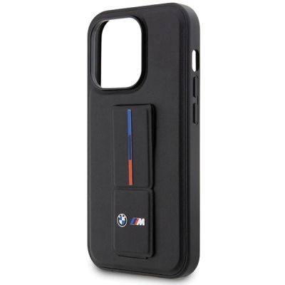 6. BMW Grip Stand Hot Stamp iPhone 14 Pro Case - Black