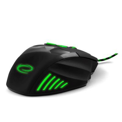 7. Esperanza Wolf EGM201G computer mouse (optical; 2400 DPI; black)