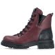 3. Women's insulated burgundy worker boots Rieker Z9152-35