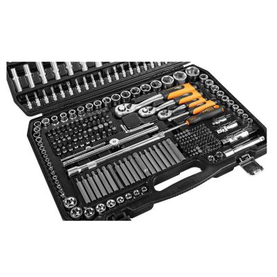 14. 300-Piece Socket Set, 1/2", 3/8", 1/4"