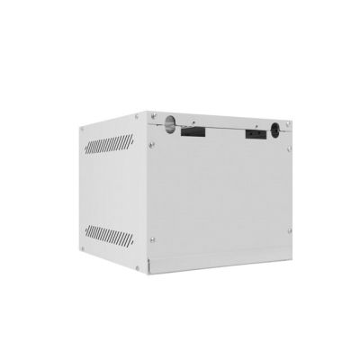 5. Lanberg WF10-2304-10S Rack Cabinet (4U; 240mm / 280mm / 310mm; Wall-Hung; Glass; 10"; Gray)