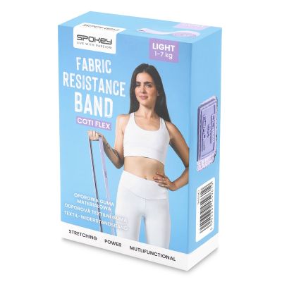 6. LIGHT Spokey COTI FLEX fabric resistance rubber