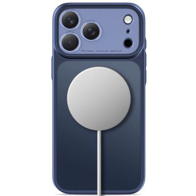 4. Tech-Protect MagPrime MagSafe CC Case for iPhone 18 Pro / 17 Pro - Matte Navy Blue