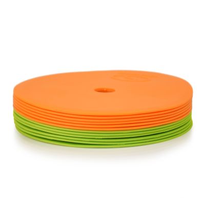 5. Flat field markers - round 15 cm - 6x green 6x orange SMJ sport ZPO-OG