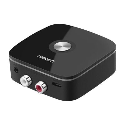 Bluetooth Adapter Ugreen Bluetooth 5.1 Adapter / Receiver UGREEN CM106 2x RCA, 3.5mm jack, aptX HD, USB-C (black)