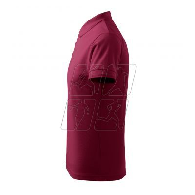 4. Men's Pique Polo Shirt (garnet)