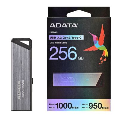 5. ADATA UE800 USB Flash Drive 256GB USB Type-C