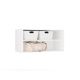 3. OPENO 100 Top Shelf, White – Modular Wardrobe Shelf, 100 cm, for the Bedroom