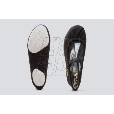 6. IWA 302 black gymnastic ballet shoes