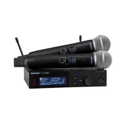 Shure SLXD24D+E/58-G65 - Dual Wireless System with SM58 Capsules