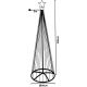 14. DECORATIVE CHRISTMAS TREE 550LED WARM WHITE 300CM BLACK