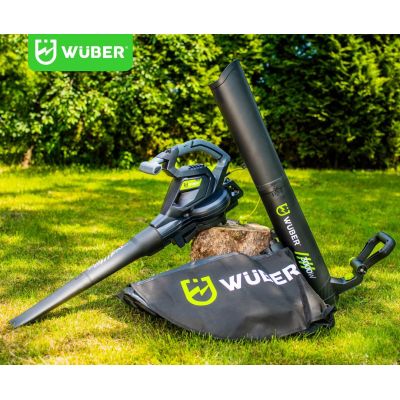 8. 3000W Electric Leaf Blower with Shredder 15:1 W43422 WUBER