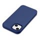12. iCarer Case Leather cover for iPhone 14 case made of natural leather blue (WMI14220705-BU) (MagSafe compatible)