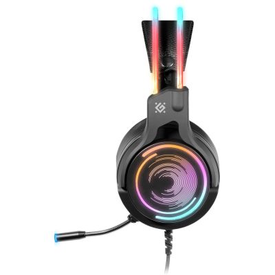 6. DEFENDER ON-EAR HEADPHONES WITH MICROPHONE COSMO PRO 7.1 RGB BACKLIGHT 64536
