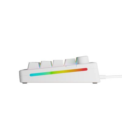 3. Glorious PC Gaming Race GMMK 3 Prebuilt USB Keyboard QWERTY US English White